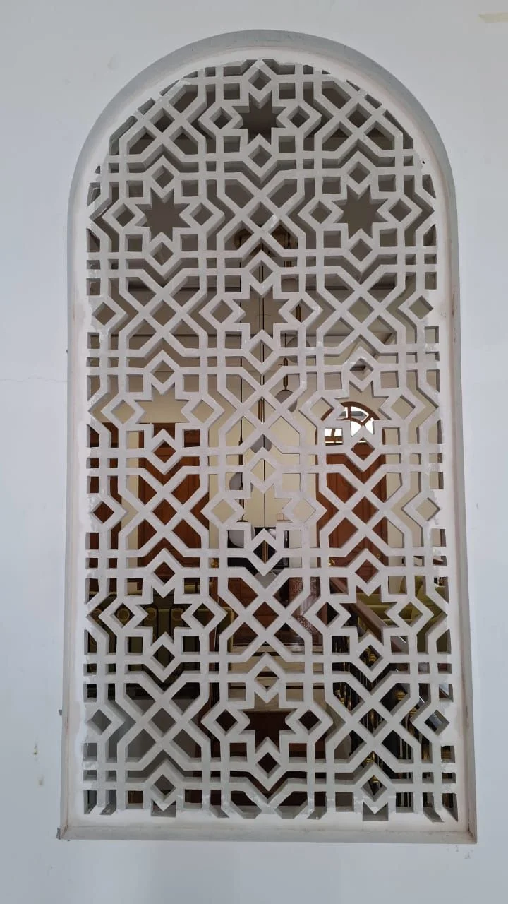 Geometric Jali Window Panel